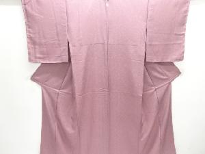 未使用品　一つ紋鮫小紋着物